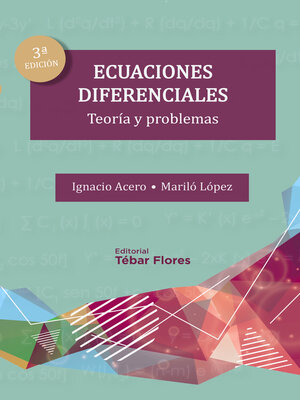 cover image of Ecuaciones diferenciales. Teoría y problemas (3ª ed.)